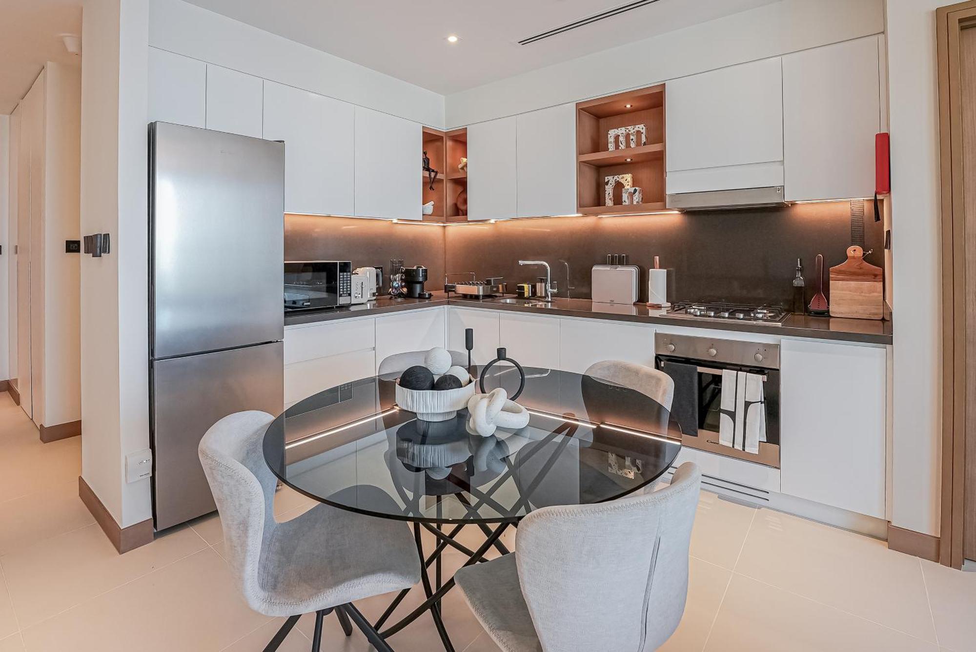 Modern 2Br High Floor Haven In Vida Dubai Marina Leilighet Eksteriør bilde